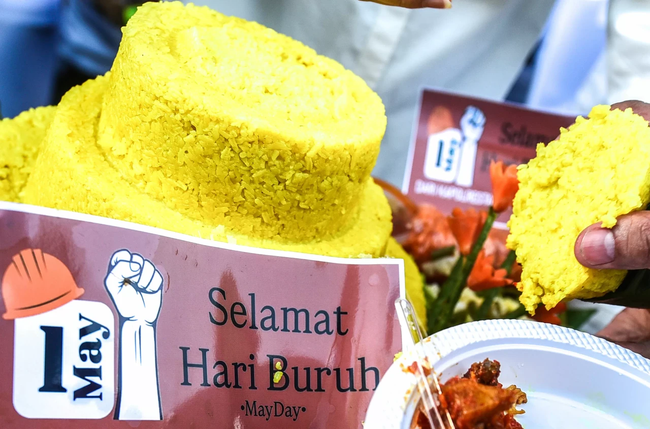 Potret Aksi Hari Buruh...