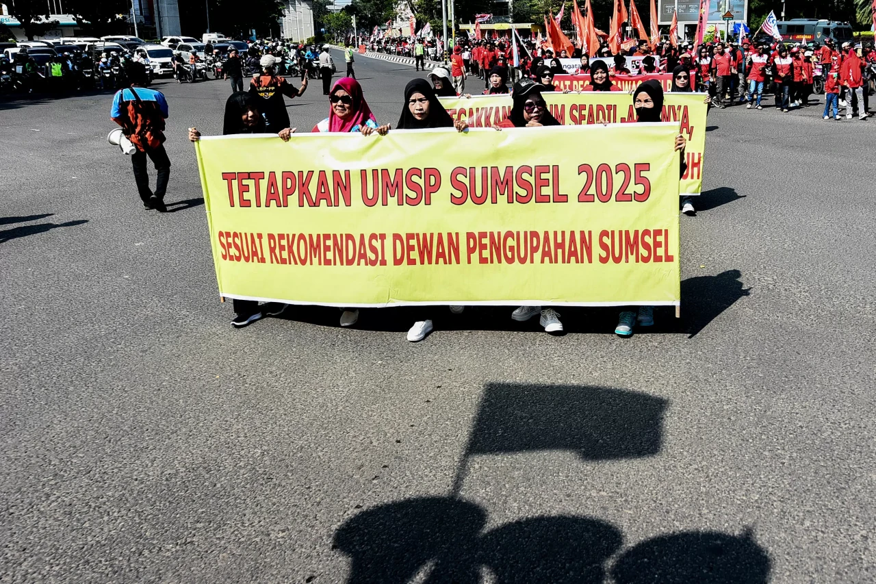 Potret Aksi Hari Buruh...