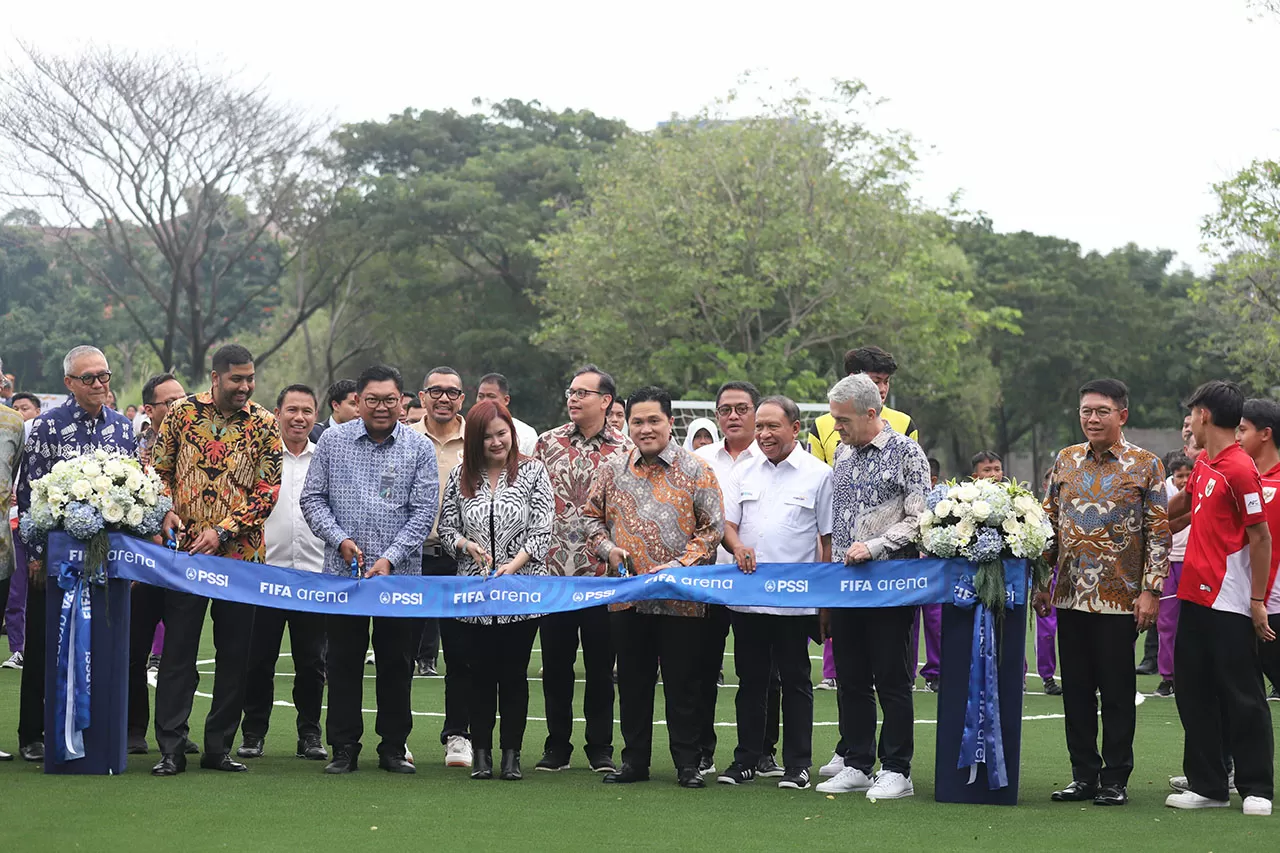 Peresmian FIFA Arena...