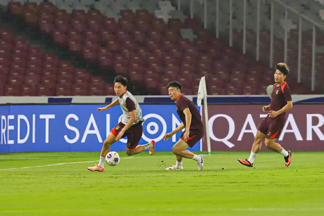 Melihat Latihan Timnas...