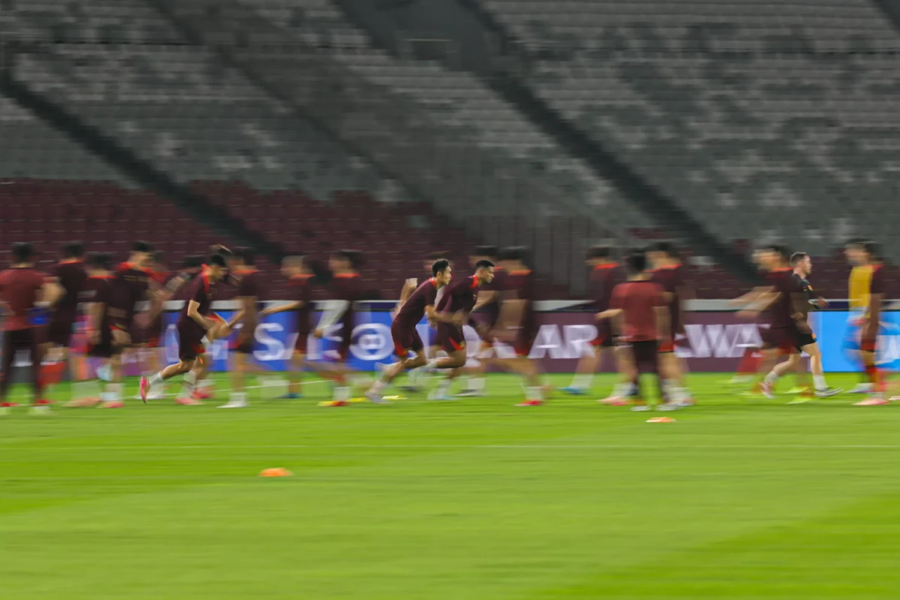 Melihat Latihan Timnas...