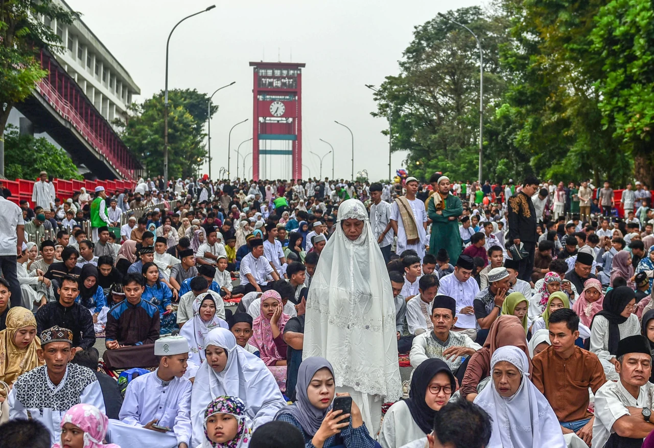 Potret Shalat Idul Adha...