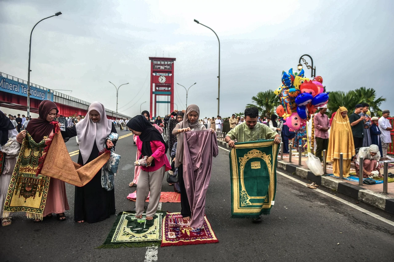 Potret Shalat Idul Adha...
