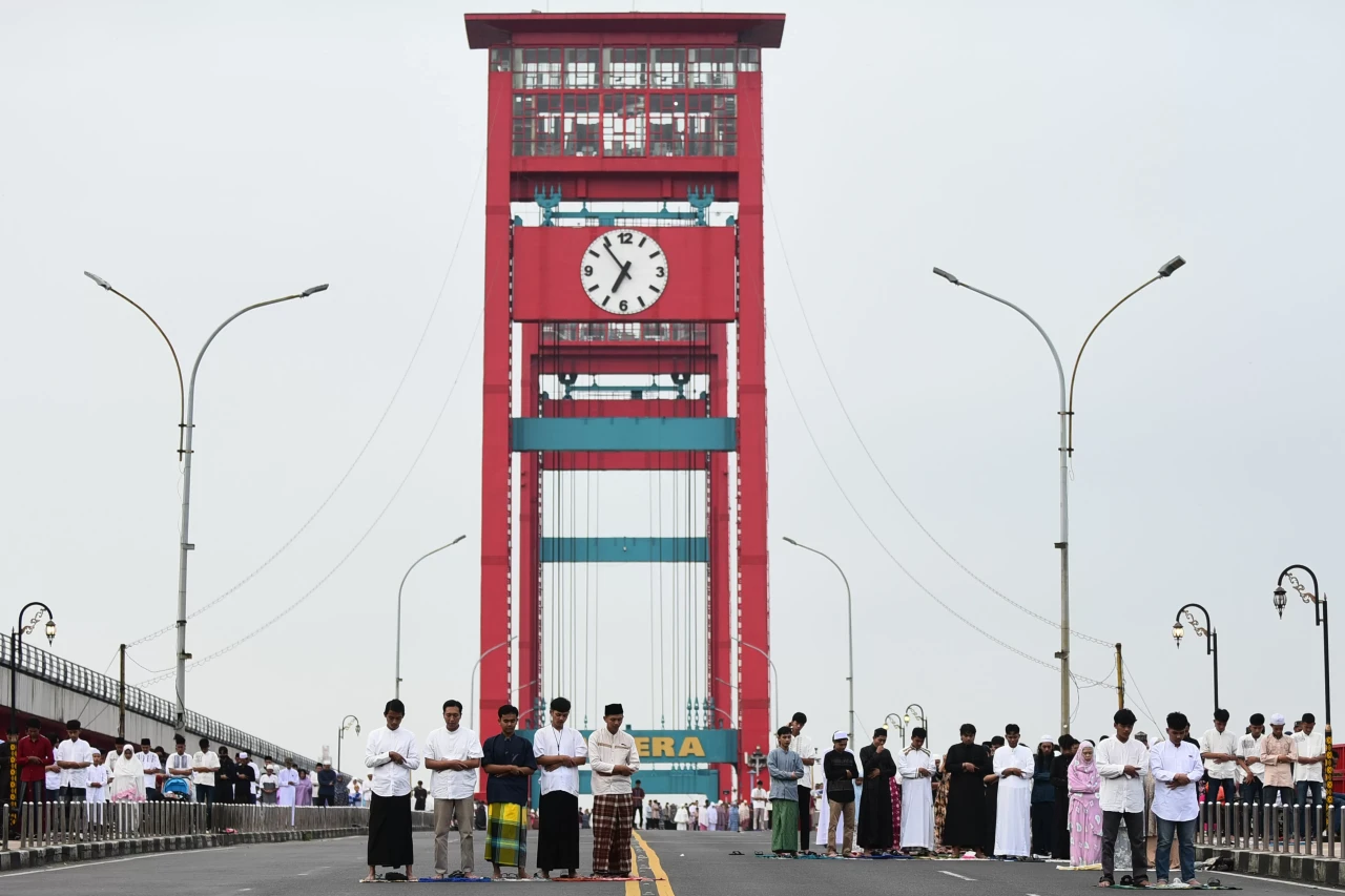 Potret Shalat Idul Adha...
