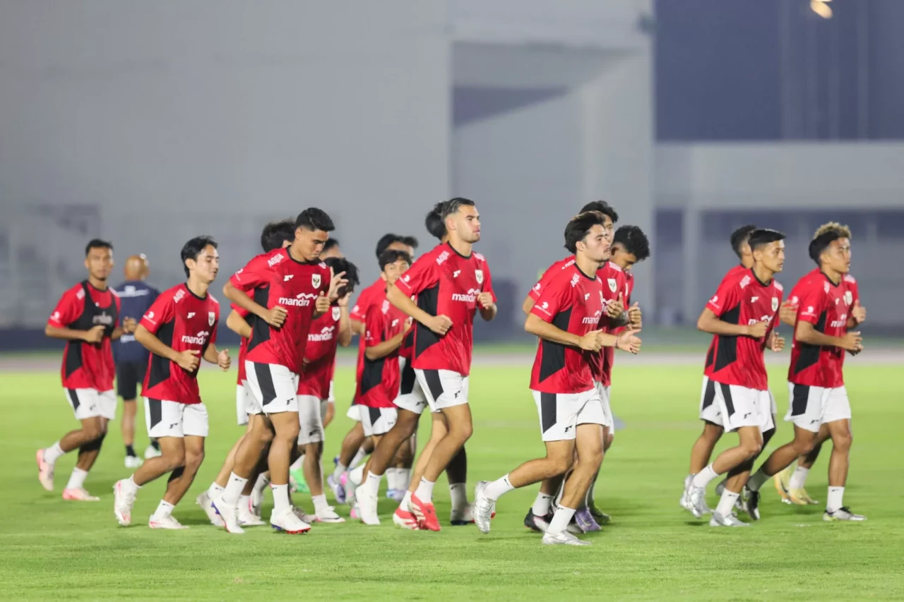 Mengintip Latihan Timnas...