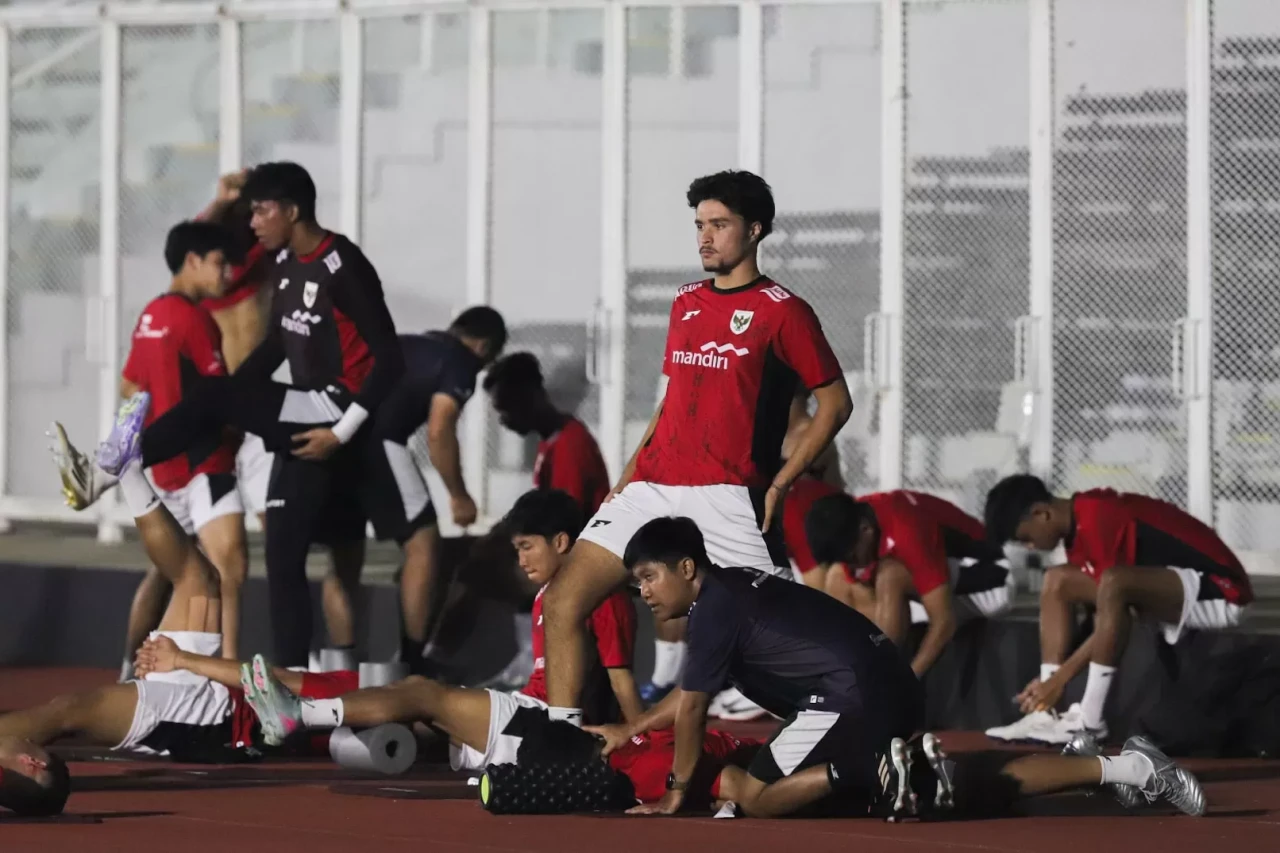 Mengintip Latihan Timnas...