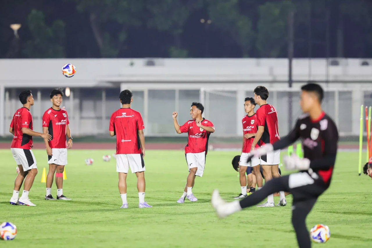 Mengintip Latihan Timnas...