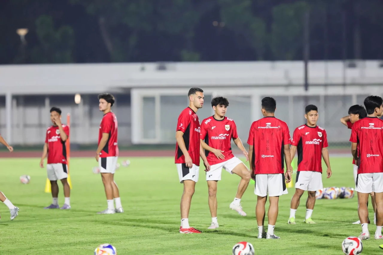 Mengintip Latihan Timnas...
