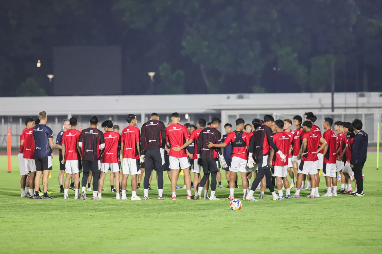 Mengintip Latihan Timnas...
