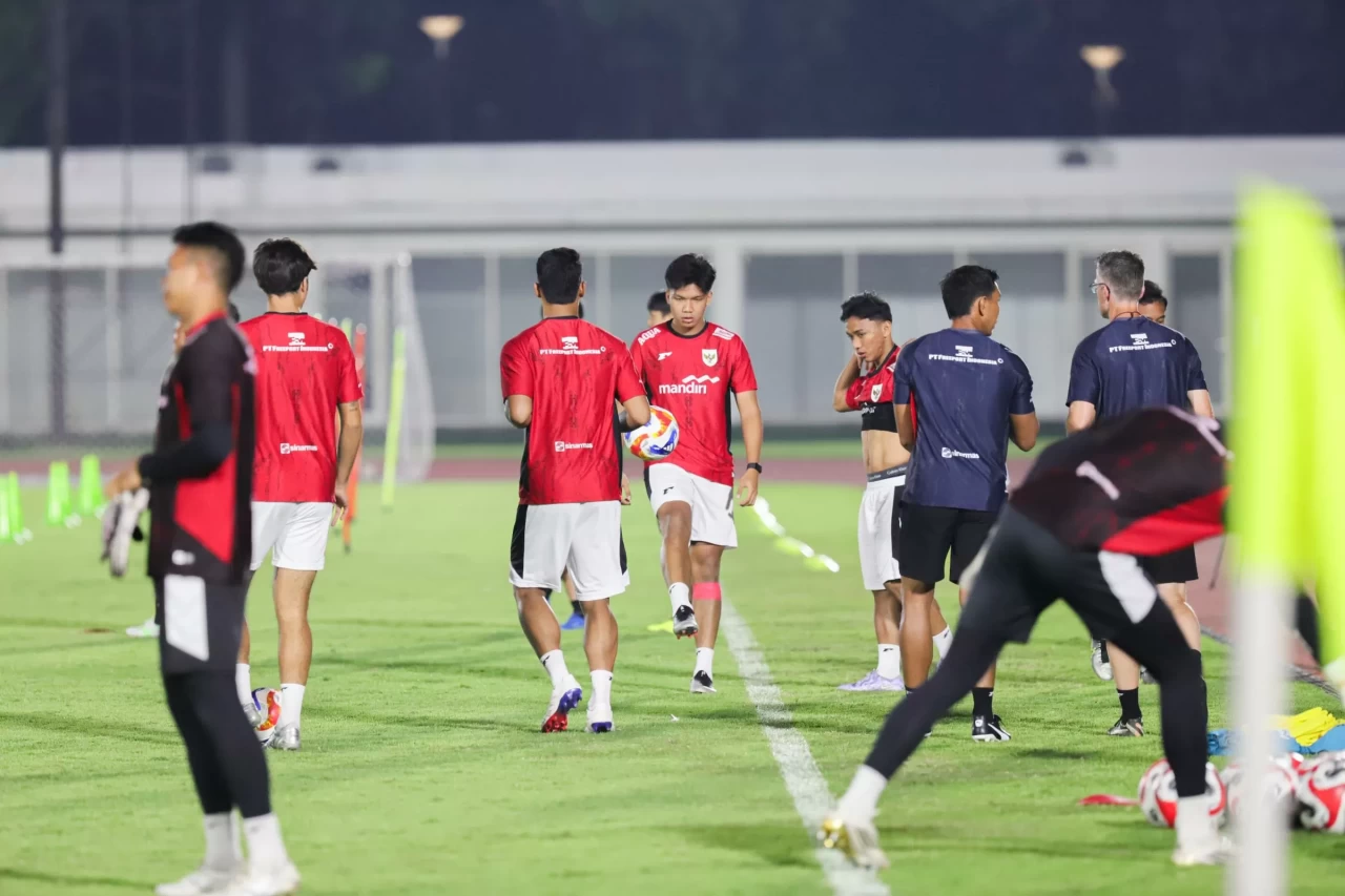 Mengintip Latihan Timnas...