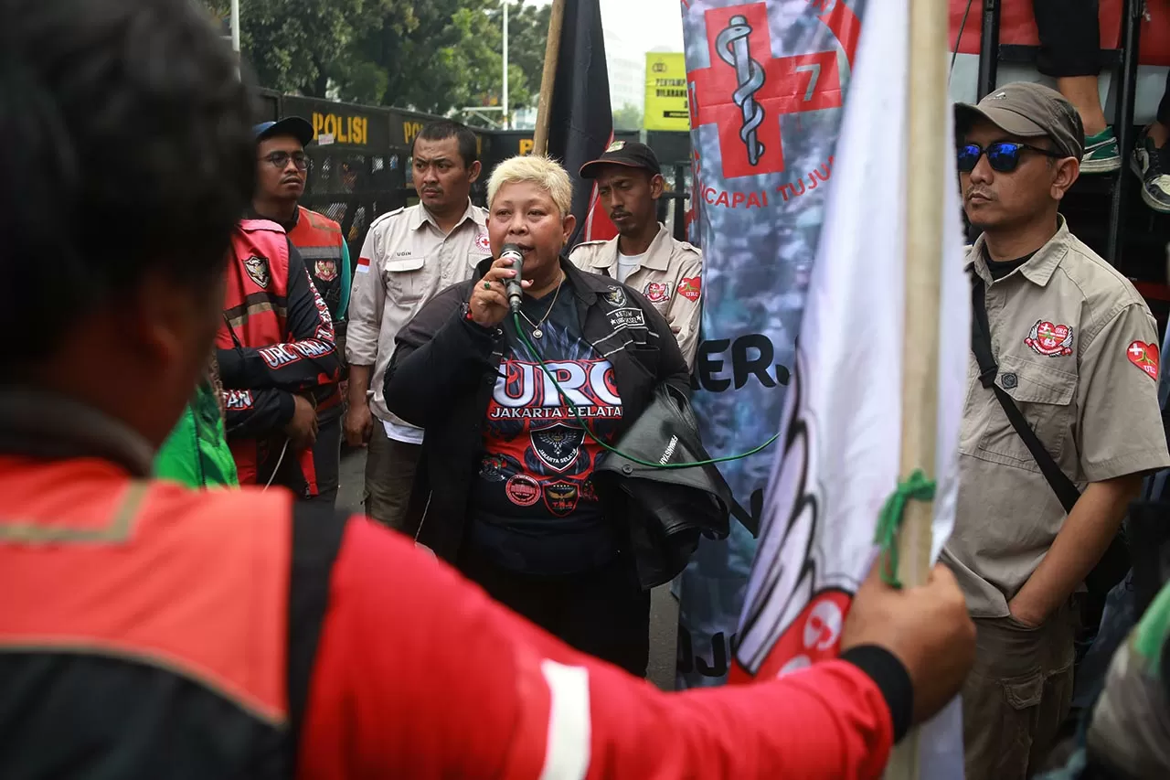 Demo Ojol di Jakarta:...