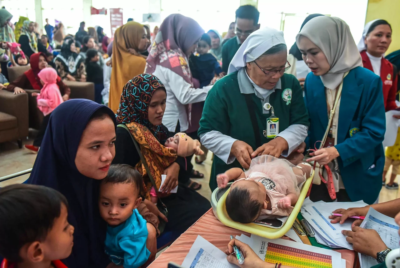 Potret Pemeriksaan Anak...