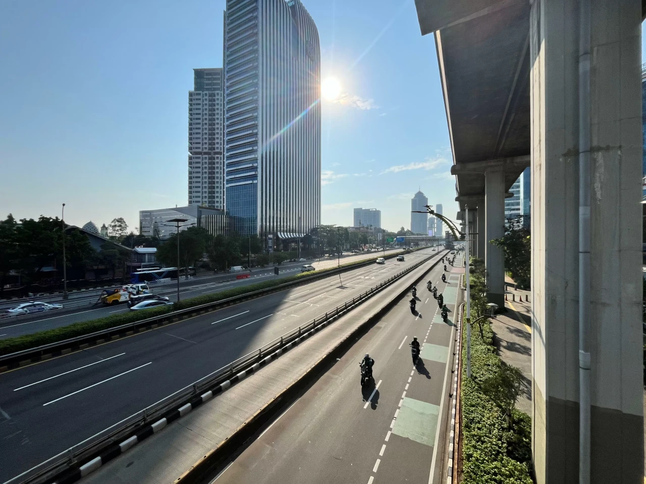 Suasana Jalanan Jakarta...