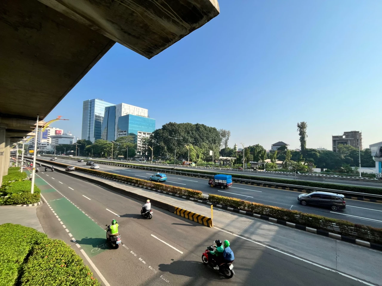 Suasana Jalanan Jakarta...