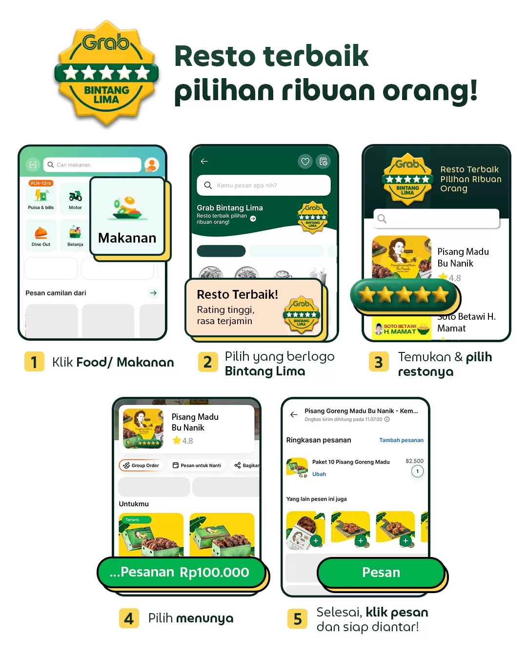 Fitur Baru, Grab Bintang...