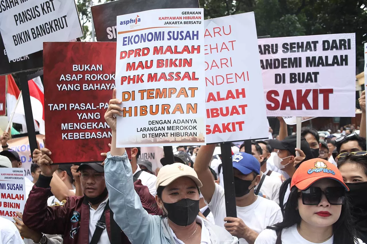 Pekerja Hiburan Demo...