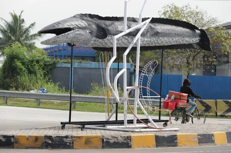 Penampakan Tugu Gabus...