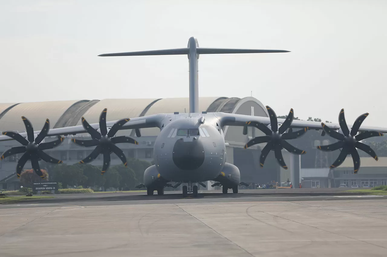 Kedatangan Pesawat Airbus...