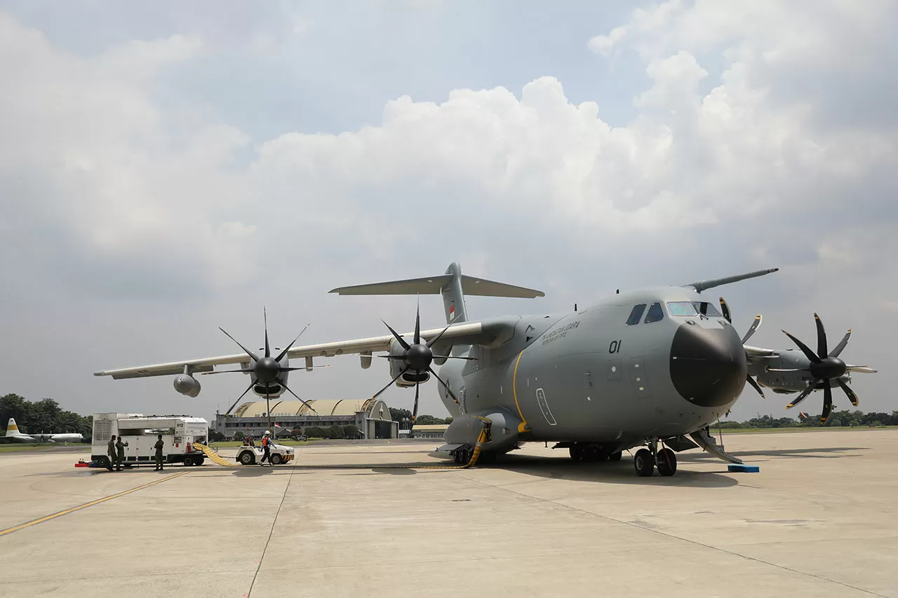 Kedatangan Pesawat Airbus...