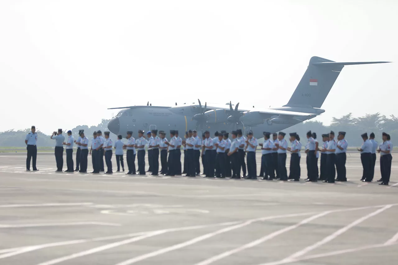 Kedatangan Pesawat Airbus...