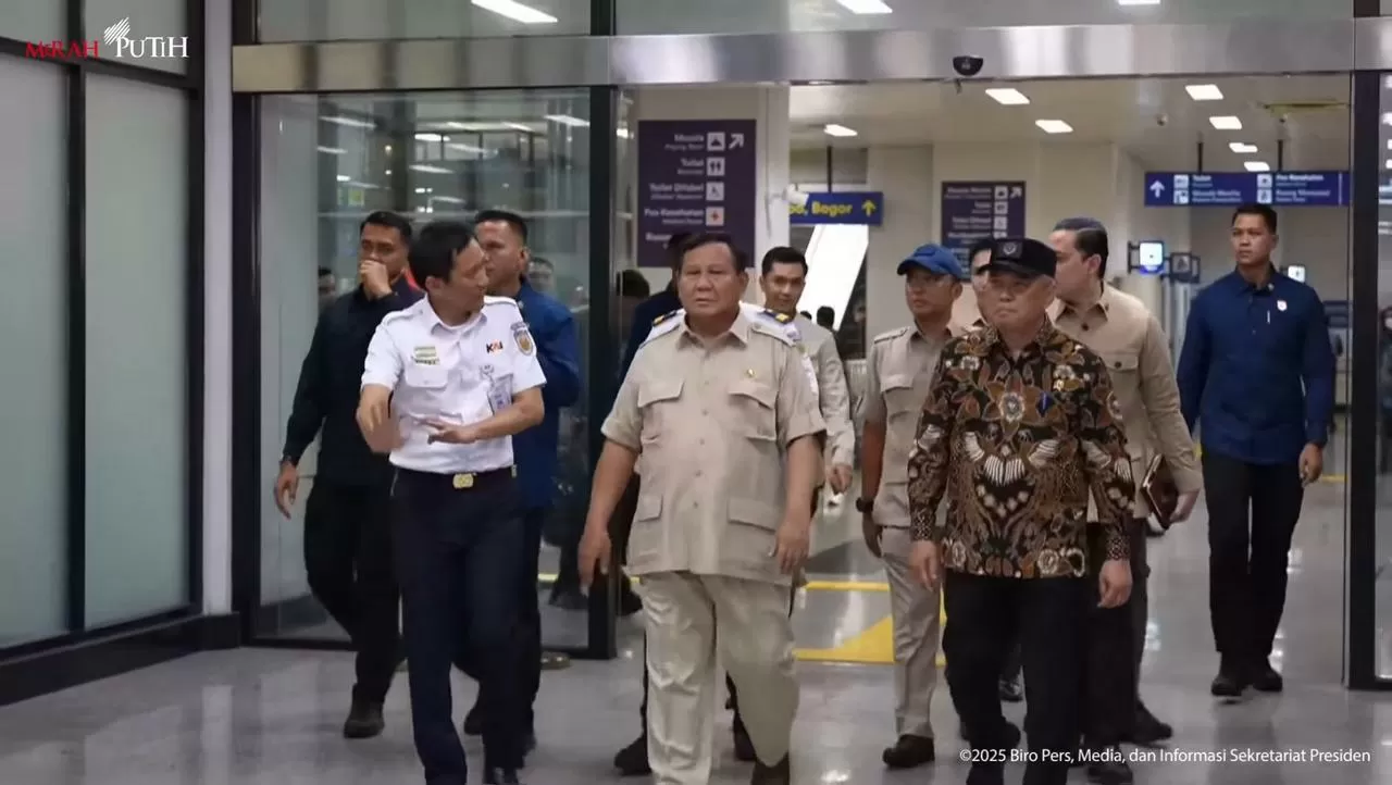 Momen Presiden Prabowo...