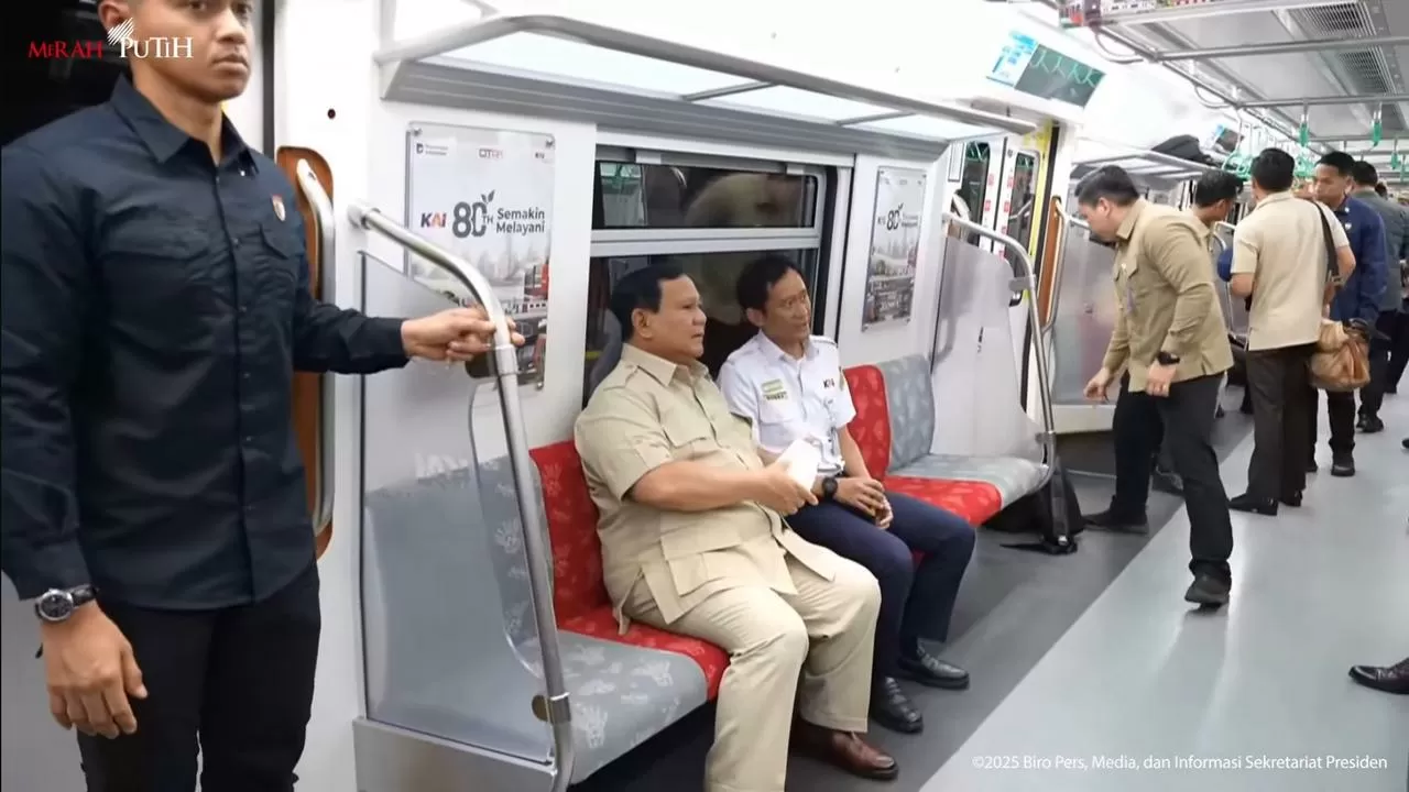 Momen Presiden Prabowo...