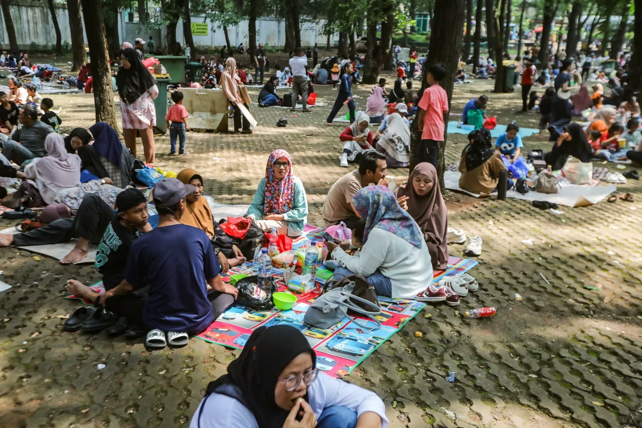 Pengunjung Taman Margasatwa...