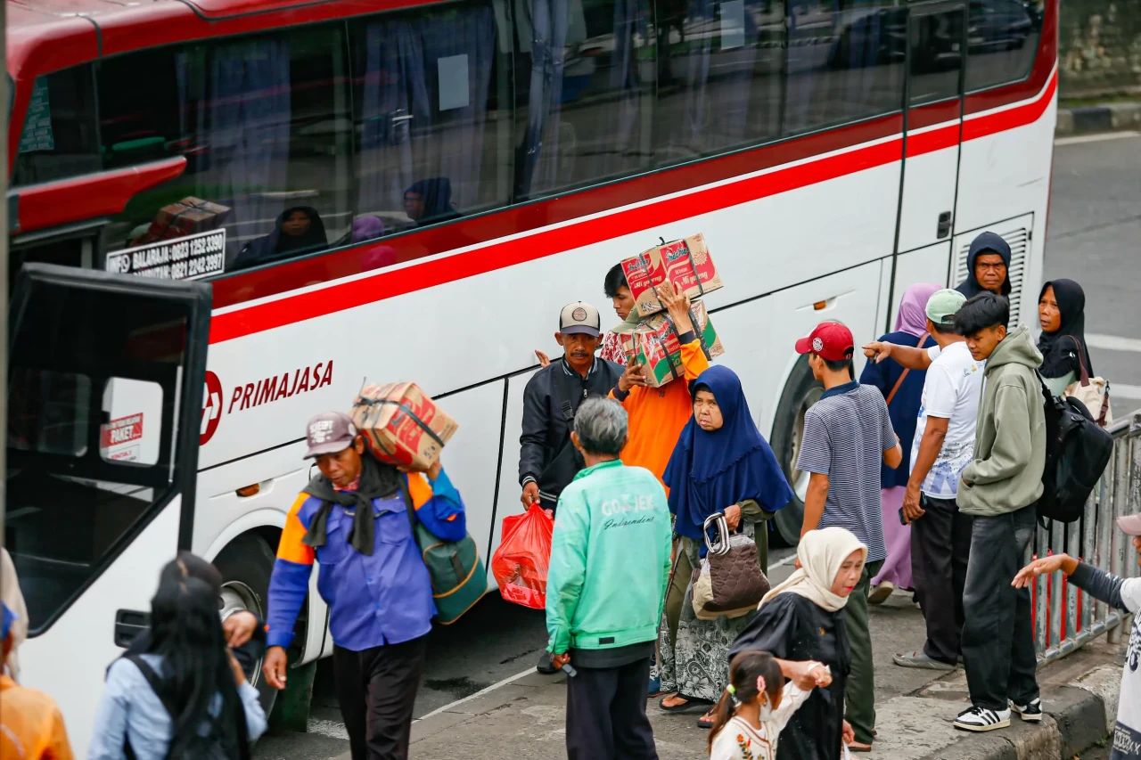 Suasana Arus Balik Nataru...