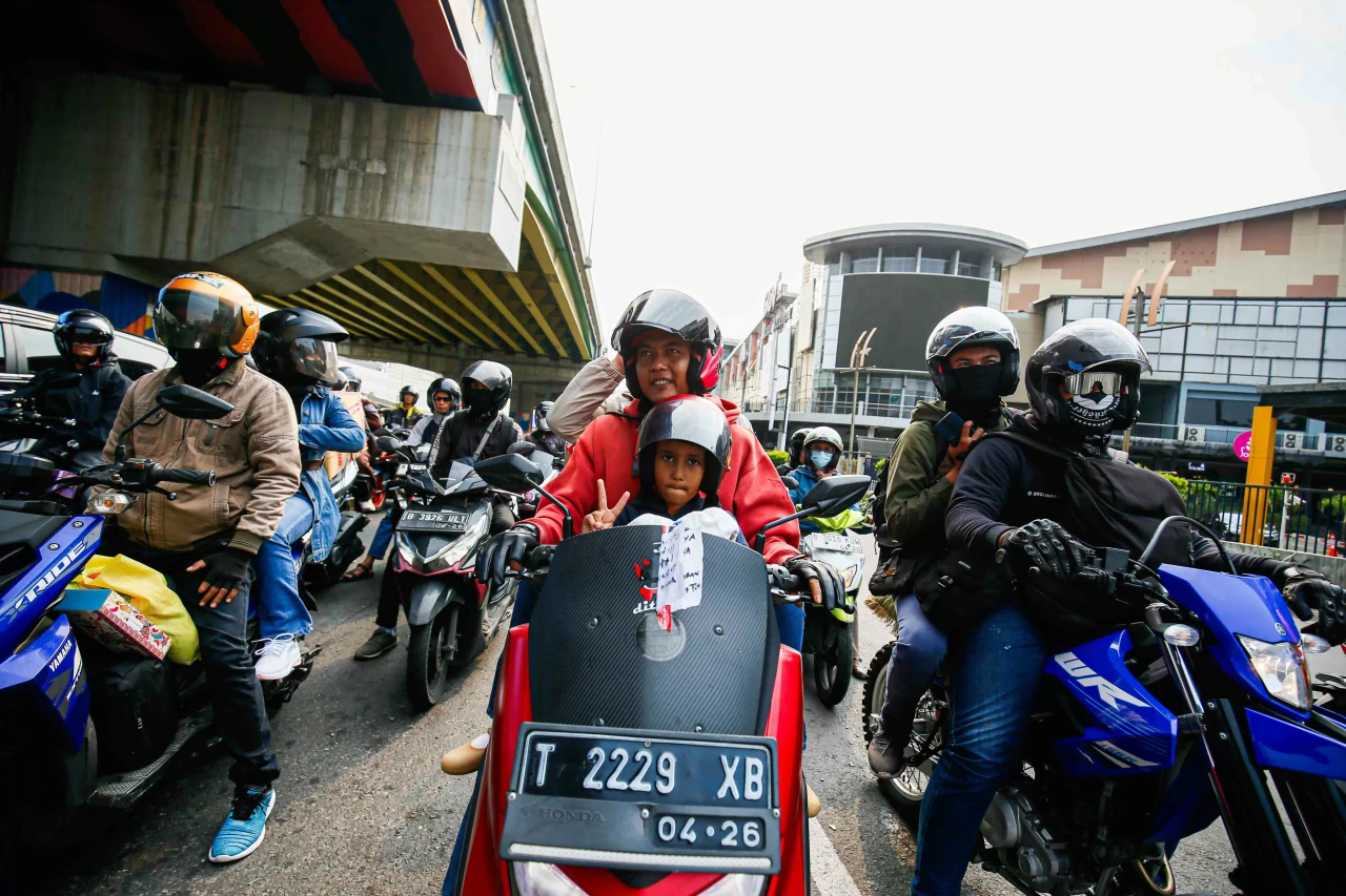 Arus Mudik Roda Dua...
