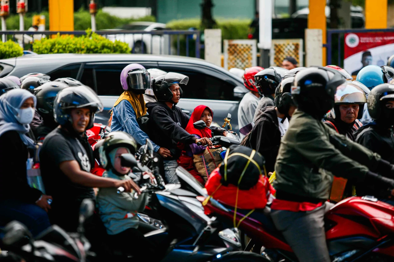 Arus Mudik Roda Dua...