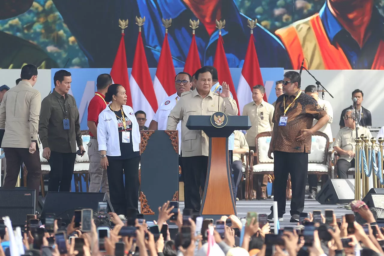 Prabowo Hadiri May Day...