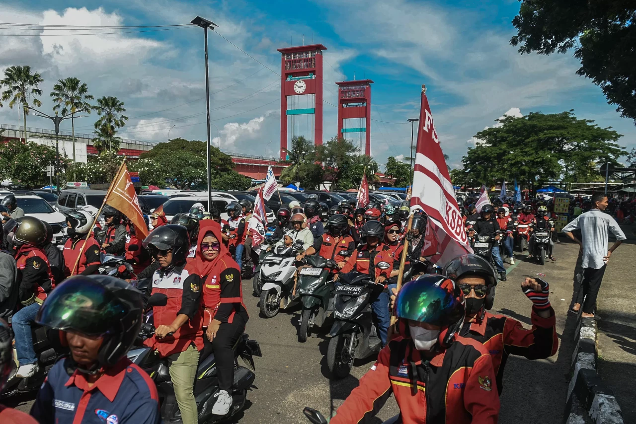 Potret Aksi Hari Buruh...