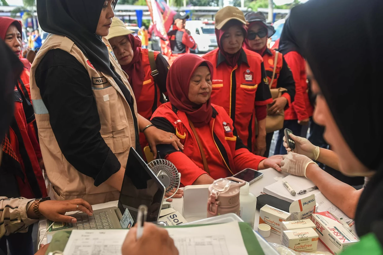 Potret Aksi Hari Buruh...