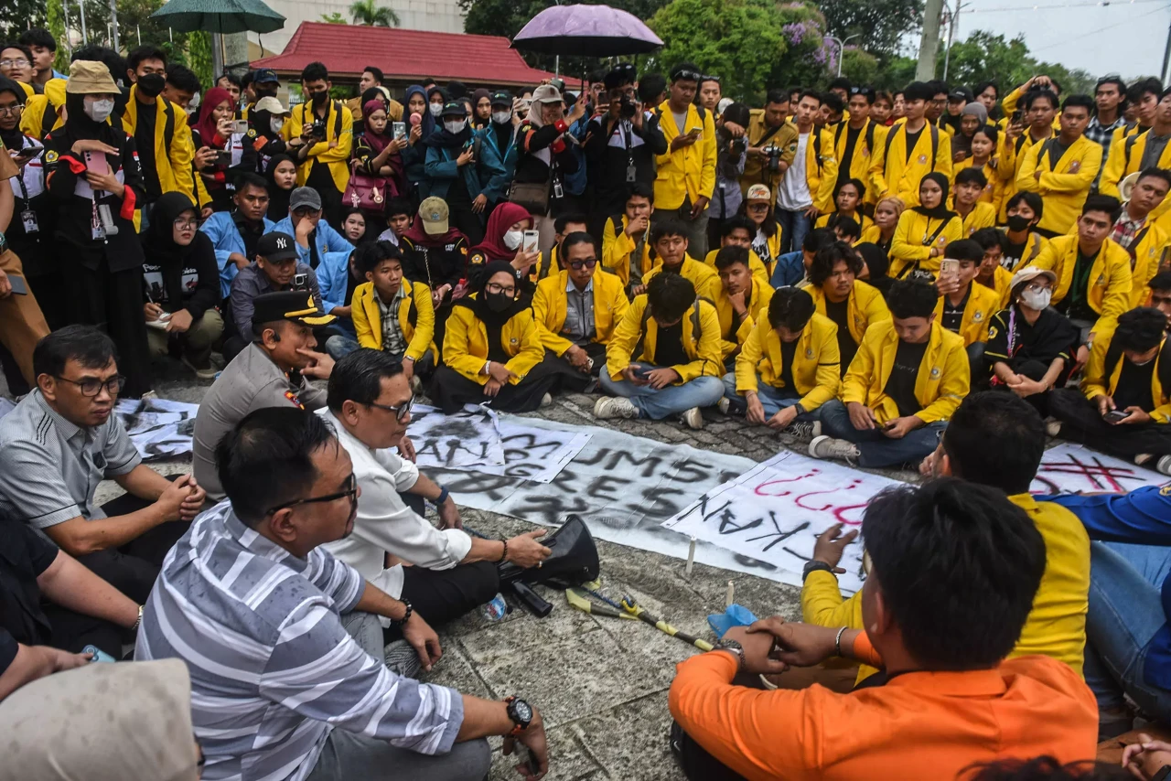 Potret Aksi Mahasiswa...