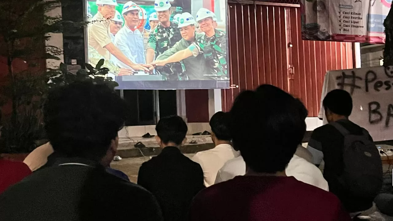 Begini Suasana Nobar...