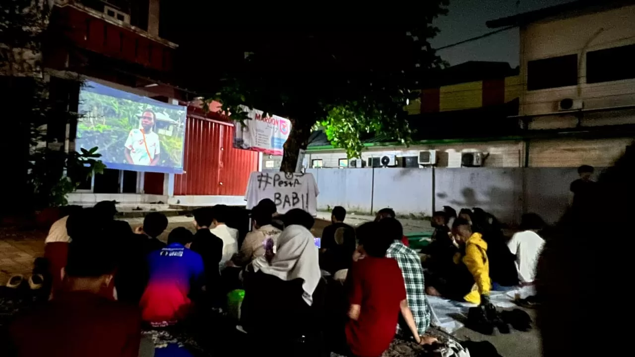 Begini Suasana Nobar...