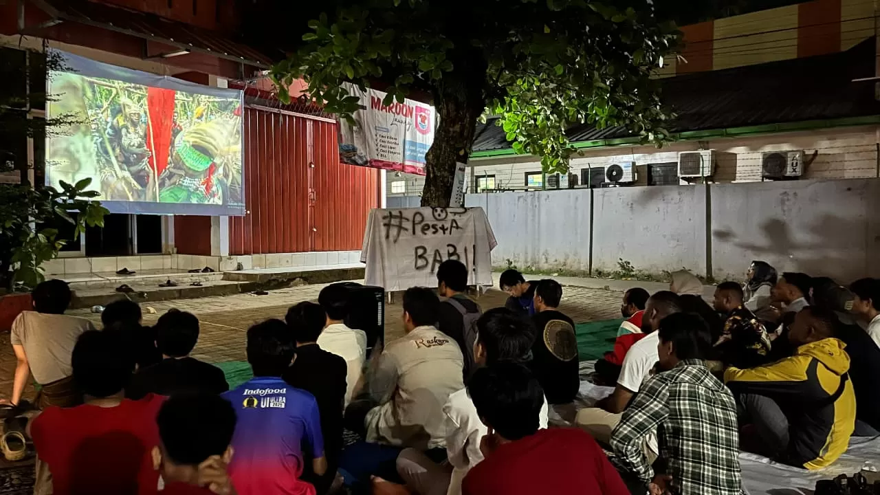 Begini Suasana Nobar...