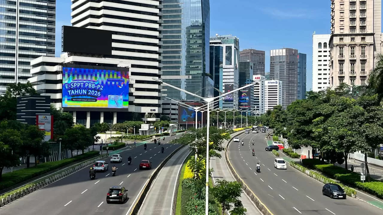 Suasana Jalan Sudirman...