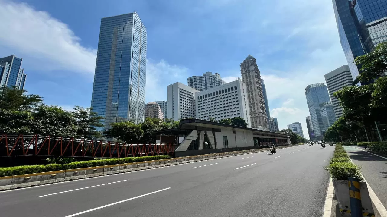 Suasana Jalan Sudirman...