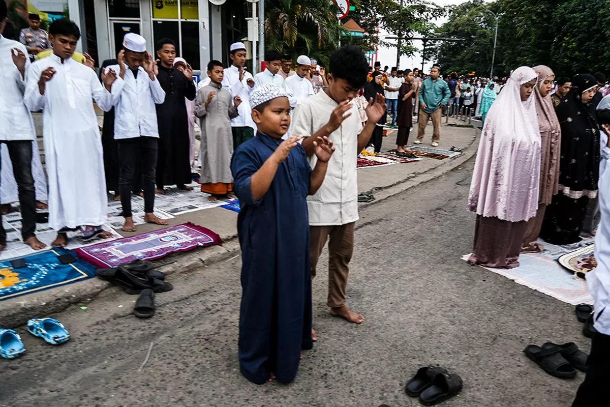 Potret Salat Idul Adha...