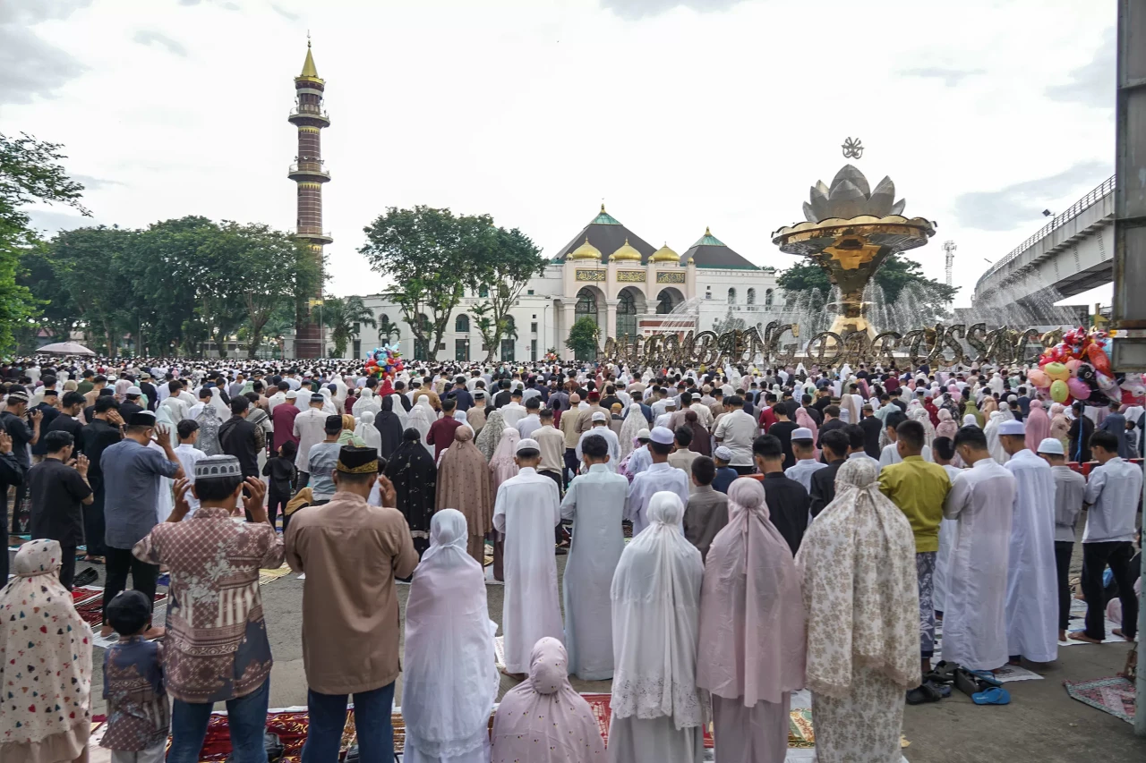 Potret Salat Idul Adha...