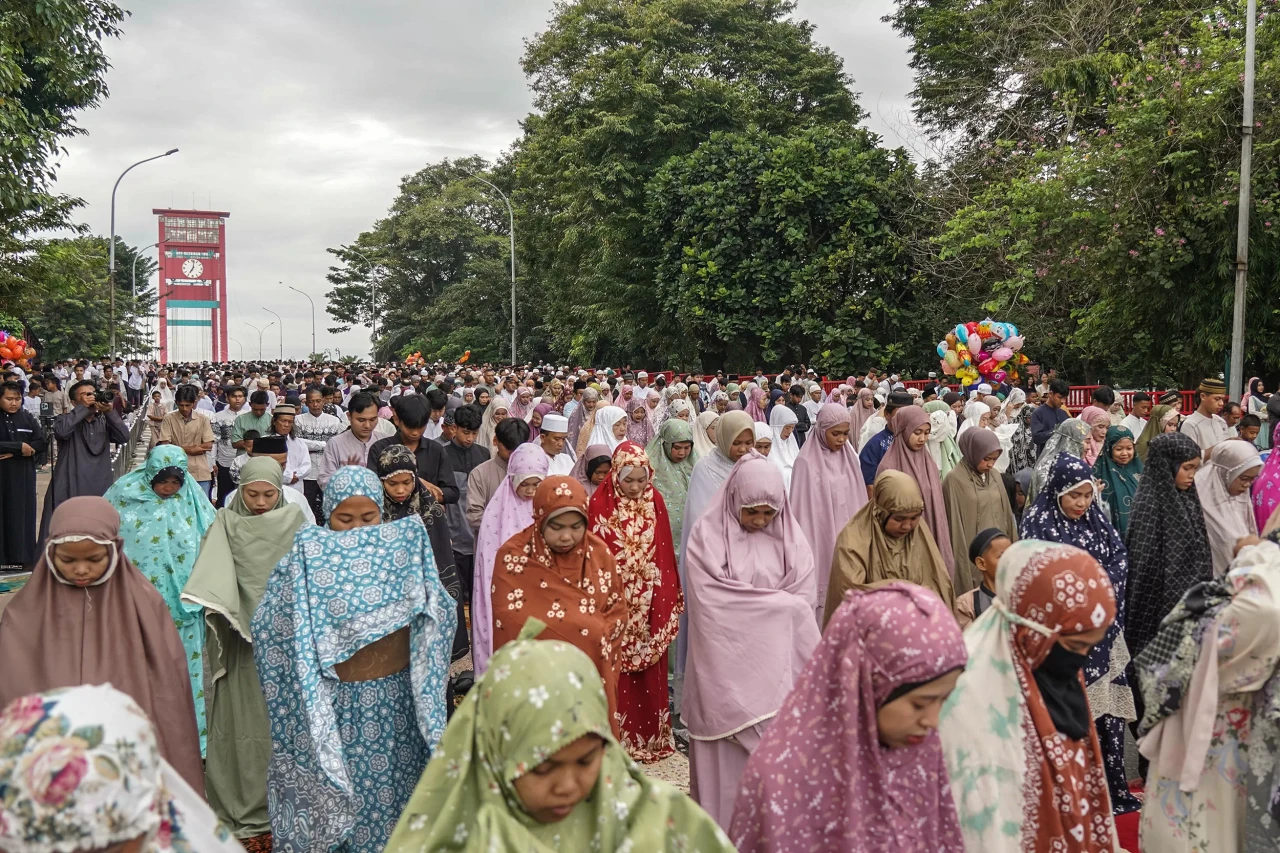 Potret Salat Idul Adha...