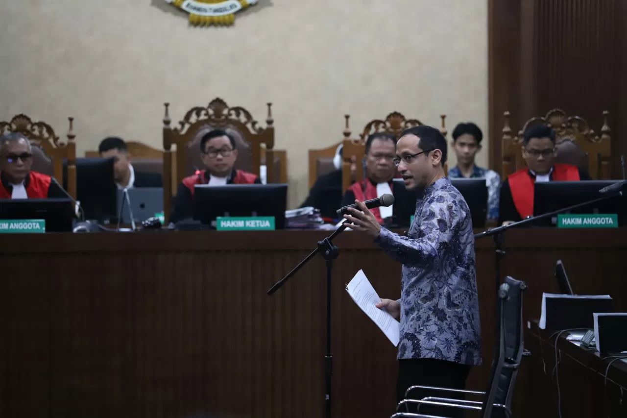 Nadiem Makarim Bacakan...