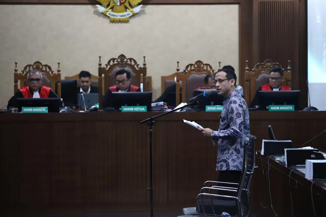 Nadiem Makarim Bacakan...