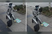 Robot Humanoid Mengemis...