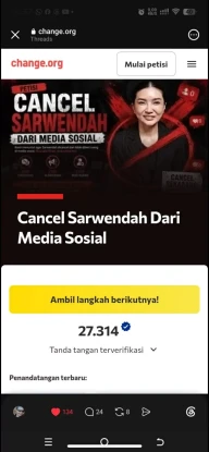Viral! Petisi Cancel...