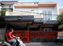Penampakan Rumah Tersangka...