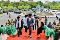 Penampilan Presiden...