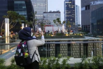 Menikmati Senja Kota...