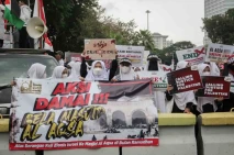 Aksi Damai Bela Palestina...